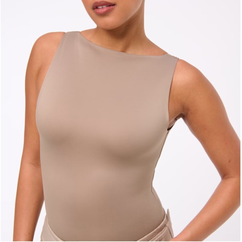 Abercrombie & Fitch Sculpt Matte Seamless Bodysuit Size XS Soft A&F Collection